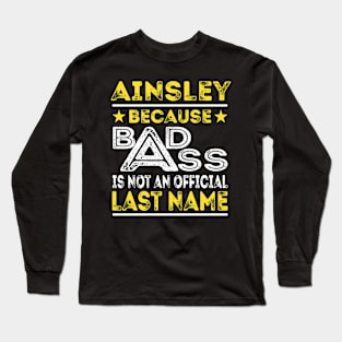 AINSLEY Long Sleeve T-Shirt